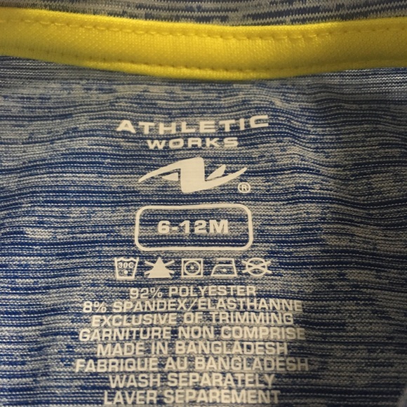 6-12m (4/$20) Sporty Tank and Shorts Set by Athletic Works - Picture 6 of 10